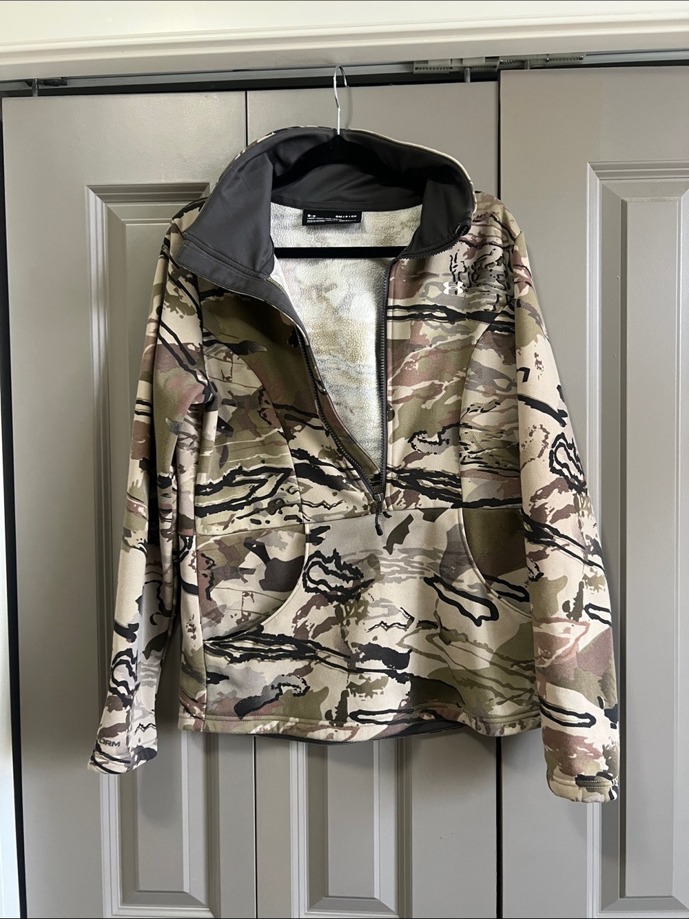 Under Armour Women's Camo Half-Zip Fleece Pullover Jacket - Multicolor